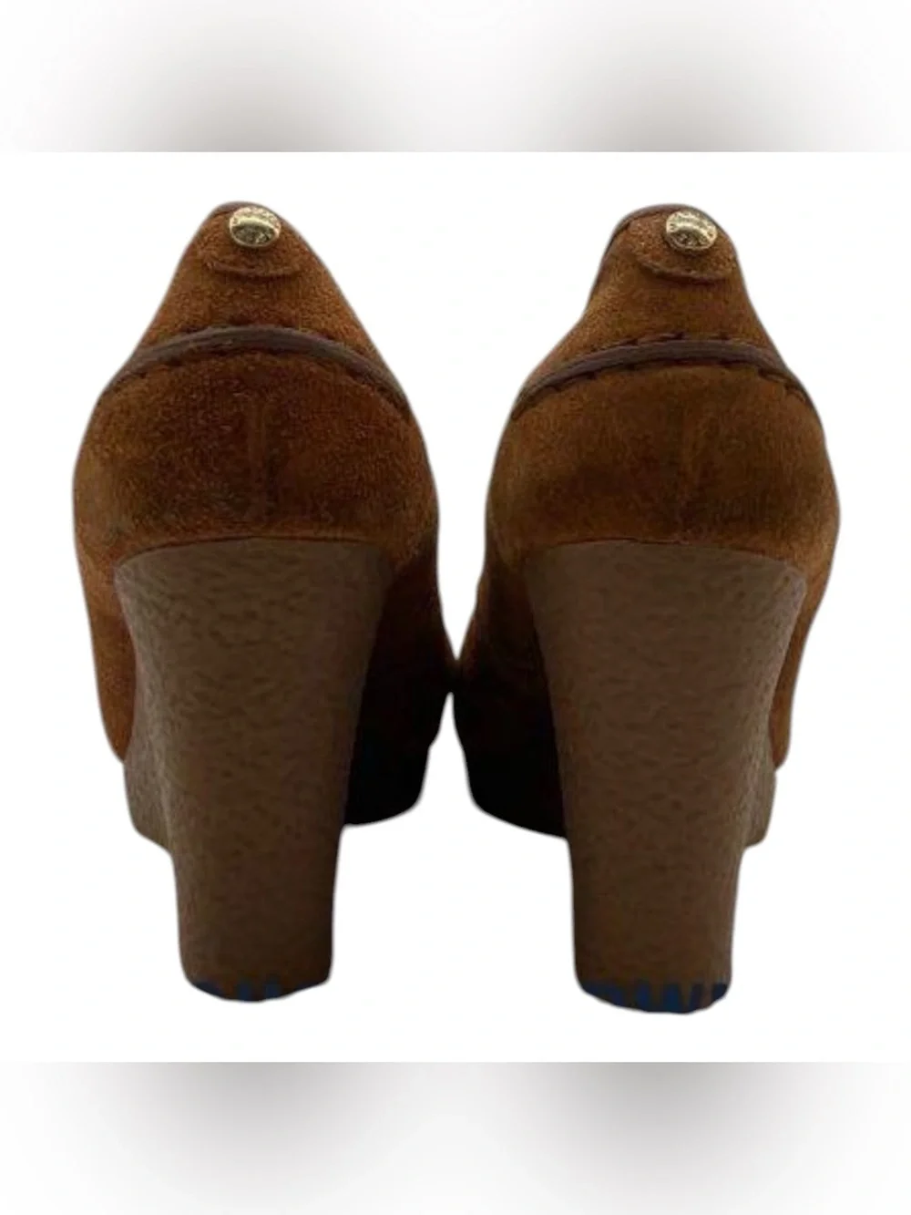 MICHAEL Michael Kors Chestnut Suede Wedge Loafers